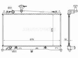 Радиатор Mazda 6 02-08 / Atenza 02-07