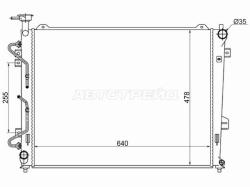 Радиатор Kia Carens 06-12