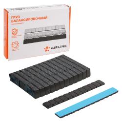 Груз балансировочный самоклеящийся стальной 12*5гр, 50 шт., черный (ATRK172)