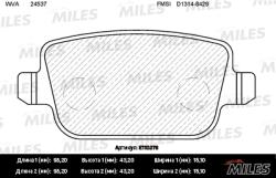 Колодки тормозные FORD GALAXY/MONDEO/S-MAX/VOLVO/FREELANDER 06- зад.SemiMetallic E110278