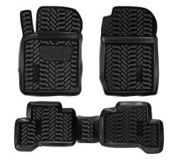 AIRLINE ACM-PS-63 Ковры для Suzuki Grand Vitara (5 дв.) (05-, 12-), 4 шт., выс. борт, 3D с подпятником, ТЭП, черн.