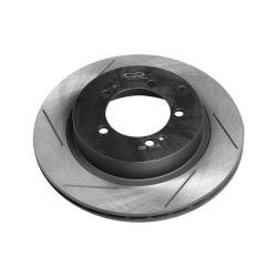 TRIALLI CRB 1014 Диск тормозной высокоуглеродистый с технической выточкой и окраской задний для автомобилей Mitsubishi Lancer EVO 7-9 d=300 5*114.3 (серия Carville Racing)