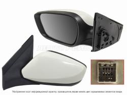 Зеркало Hyundai Solaris 10-17 / Accent 11-17 (Слева/ Обогрев/ Регулировка/ 5 контактов)
