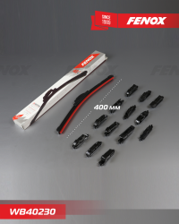 WB40230 Щётка с/о 400мм 16"" Бескаркасная. Крепление: 14 в 1