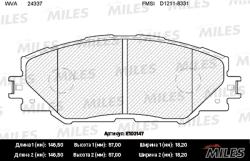 E100147 Колодки тормозные TOYOTA RAV 4 05> передние SemiMetallic