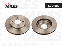 K001699 Диск тормозной NISSAN MICRA 03-/NOTE 06- перед.вент.