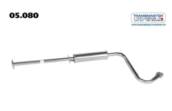 Резонатор CHEVROLET LANOS 97- (длин.) сталь 05.080