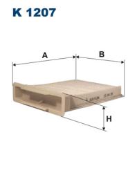 Фильтр салона PEUGEOT 107/CITROEN C1/TOYOTA AYGO K 1207