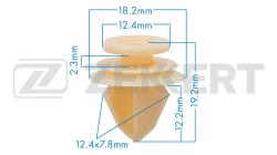 Клипса крепёжная Citroen Peugeot Renault (миним. кол-во заказа 10 шт) be-3020