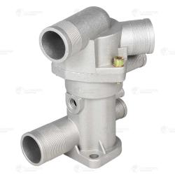 Термостат для а/м Лада 2110-15, 2170 (инж. с 2003) (6 патр.,алюм.корп.,обрез.клап.) (LT 01084)