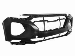 Бампер передний Hyundai Santa Fe 18-21 (С отверстием под крюк)