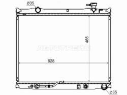 Радиатор Kia Sorento 02-09