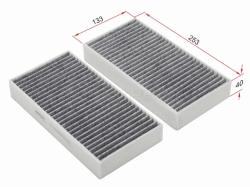 Фильтр салона MERCEDES M W164/GL X164/R W251/V251 угольный комплект