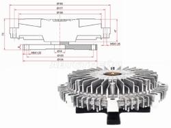 Вискомуфта MITSUBISHI PAJERO V7# 99-06 3.2 4m41