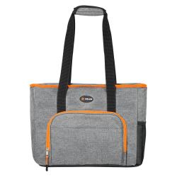 Сумка-холодильник (термосумка)"Пляжная", 27л, 42*33*20см, водонепр.,сер. (ADCB006)