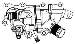 Термостат для а/м Renault Arkana (19-)/Duster II (21-) 1.3T [H5H] (98°С) (с корпусом) (LT 0913)