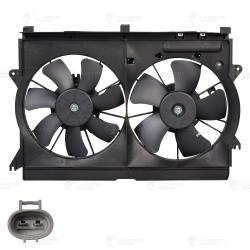 Э/вентилятор охл. для а/м Toyota Avensis (03-) 2.0i/2.4i (2 вент.) (с кожухом) (LFK 1904)