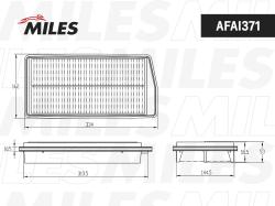 AFAI371 Фильтр воздушный ACURA RDX 07-12
