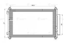 Радиатор кондиц. для а/м Honda CR-V (06-) (LRAC 23ZP)