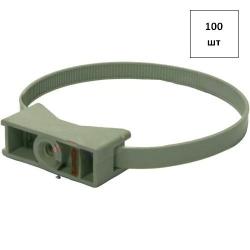 Зажим для пласт.труб с кабельн.стяжк. CT-CLIP 16-32 100шт FORTLUFT sts027803