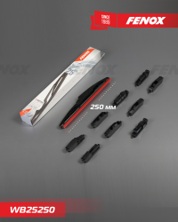 Щётка с/о 250мм 10"" Задняя. Крепление: 10 в 1 WB25250