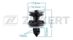 Клипса крепёжная Ford (миним. кол-во заказа 10 шт) be-2684