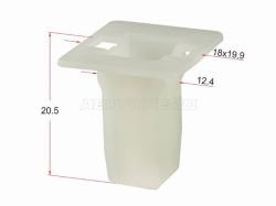 Клипса решетки бампера HONDA (1 шт.)