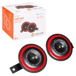 Сигнал звуковой дисковый 100мм 335/400Гц 110дБ 12В LOW/HIGH, кмпл. 2 шт. (AHR-12D-01)