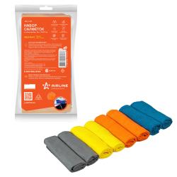 Набор салфеток "прямоугольники" из микрофибры (8 шт., 30*30 см)  (AB-V-05)