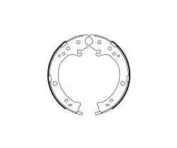 Колодки стоян торм к-т Honda CR-V III 0986487765