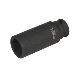 Головка ударная торцевая 3/8"DR шестигранная глубокая 18мм, L=65мм (ATAS331)