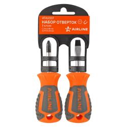 Набор отвёрток 2 пр. (SL6x38mm, PH2x38mm), пласт.подвес (ATAU007)