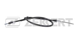 Трос стояночного тормоза задн. лев. Audi 80 III 86- Coupe I II 84- Cabriolet 92- bz-1156