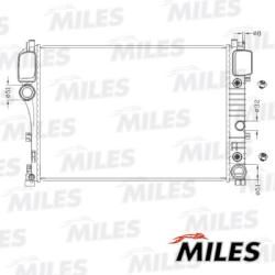 Радиатор MB W221 3.5-6.0/3.2-4.2D 05- паяный acrb092
