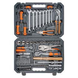 Набор инструментов универсальный 78пр. (головки 1/2", 1/4") кейс (AT-78-07)