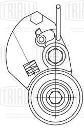 Ролик ГРМ для а/м Hyundai Santa Fe (00-) 2.0d/2.2d (натяж.) (CM 5201)