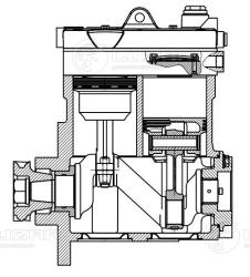 Компрессор воздушный для а/м КАМАЗ 5490 (13-)/Mercedes-Benz Axor (01-) [OM457] (2-х цил.) (LAC 0790)