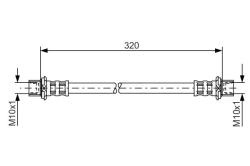 1 987 481 181 Шланг тормозной TOYOTA RAV4 II 1.8-2.0 00- 320мм задний