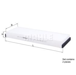 Фильтр салонный AUDI A6 / LAMBORGHINI Gallardo la239/s