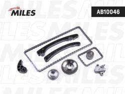 Комплект цепи ГРМ NISSAN 1.6i HR16DE 10- co звездочками AB10046