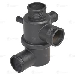 Термостат для а/м Лада 2123 Chevrolet Niva (02-) (с алюм. корпусом, обрез. клапан) (80°С) (LT 0123)