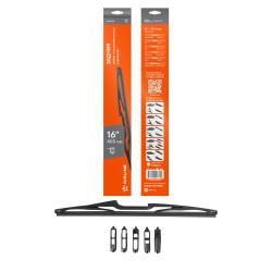 Щетка стеклооч задняя универс каркас 400мм (16") 5 адаптеров (AWB-RK-400)