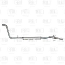 Глушитель для а/м Лада Vesta (20-) доп.(резонатор) с гофр.(3 кронш.) (d=51) (алюм. сталь) (EAM 0358)