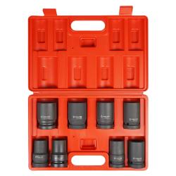 Набор головок ударных 1"DR L=78мм, 8 пр. (22-41мм) пласт. кейс. (ATAS082)