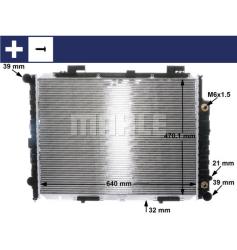 Радиатор MB W210 2.0-3.2/2.0D/2.2D 96-02 CR 2204 001S