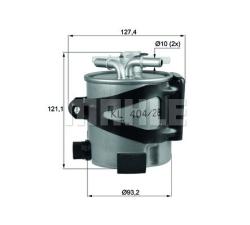 Фильтр топливный klh44/25