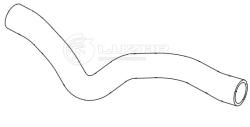 LUZAR LPK 2101 Патрубок охл. для а/м Opel Astra J (09-) 1.6i MT верх. (EPDM, 1 шт.)