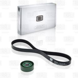 TRIALLI GD 617 Ремкомплект привода для автомобилей Лада 1118 (1 ремень 6PK884+1 ролик)