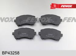 Колодки тормозные SUBARU FORESTER 97>02/LEGACY 96>03/OUTBACK 00>03 передние BP43258