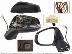 Зеркало Toyota RAV4 (XA50) 18- (Слева/ Обогрев/ Регулировка/ Повторитель поворота/ Слепая зона/ Подс